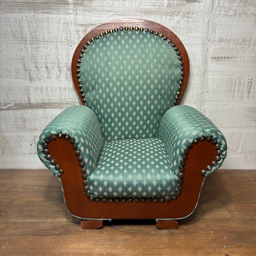 Vintage Dayton Hudson Doll Size Victorian Parlor Chair